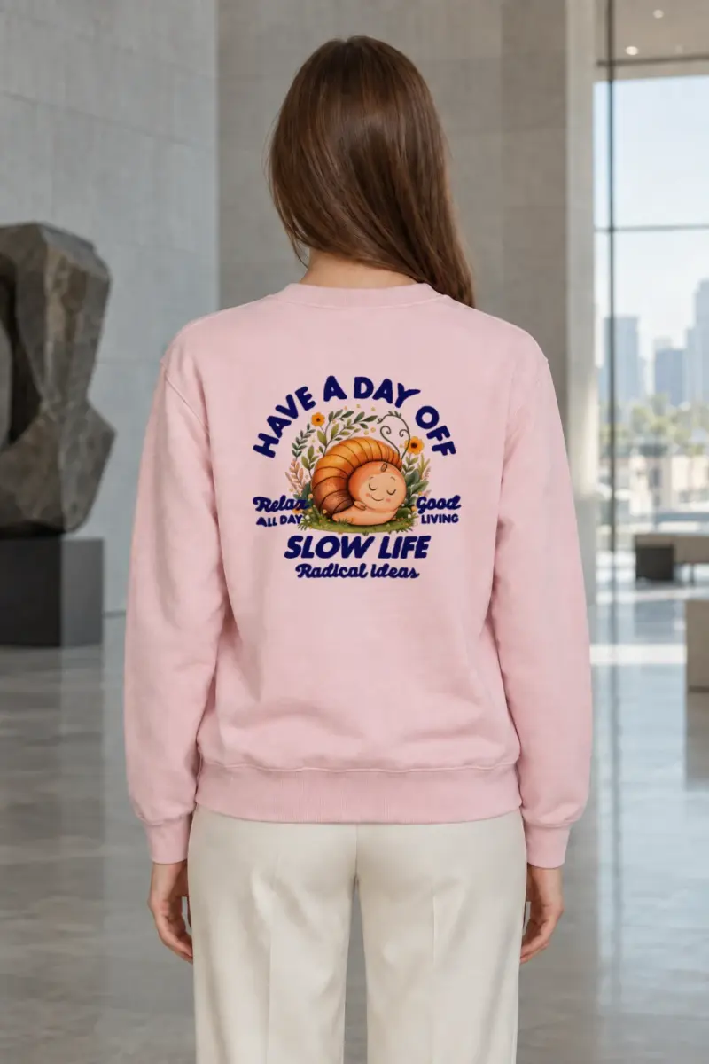 "Slow Life" Heavy Blend Unisex Crewneck Sweatshirt | Gildan 18000