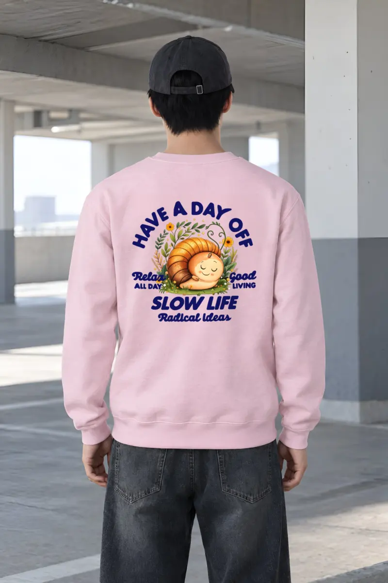 "Slow Life" Heavy Blend Unisex Crewneck Sweatshirt