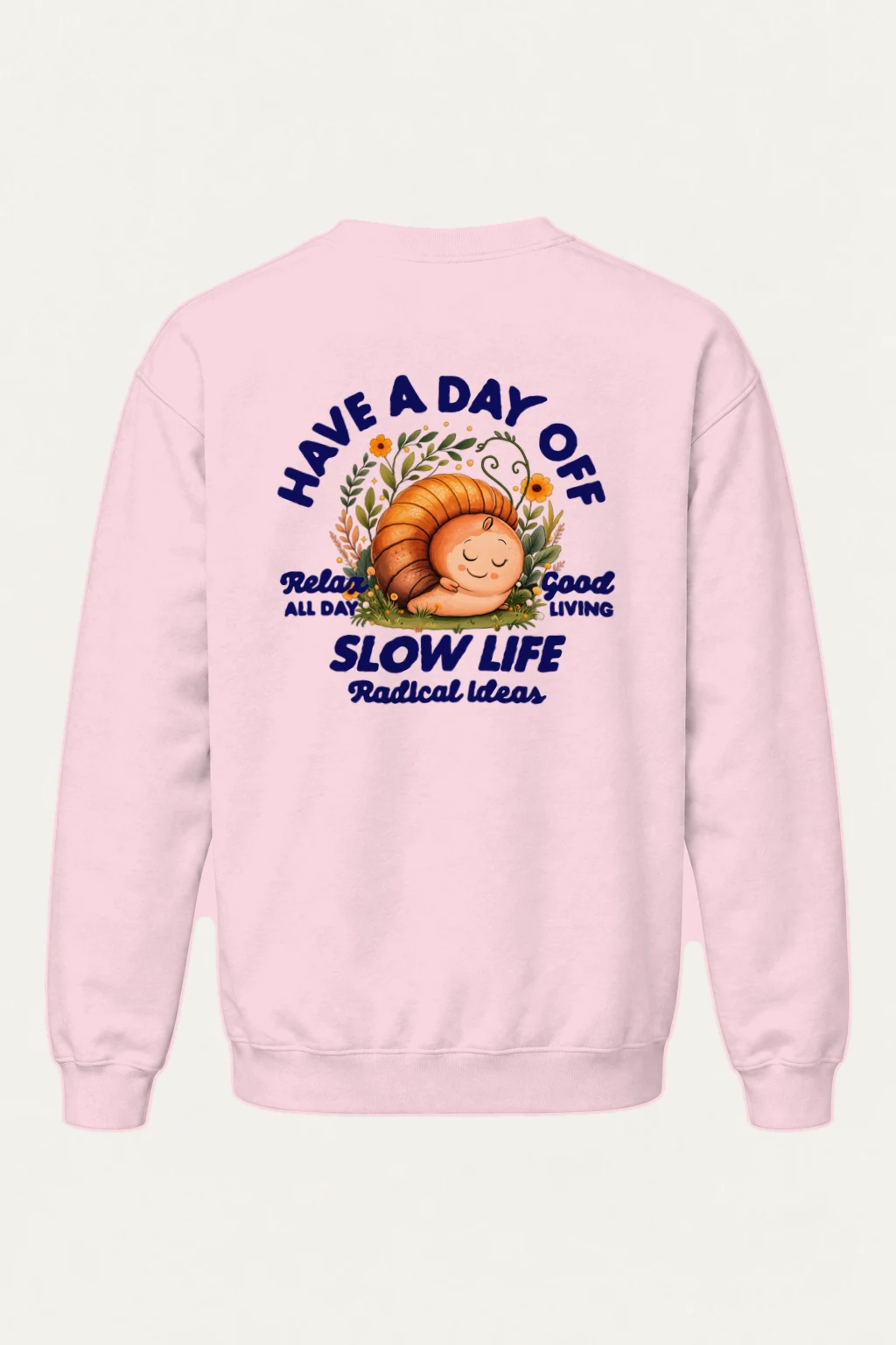 "Slow Life" Heavy Blend Unisex Crewneck Sweatshirt | Gildan 18000