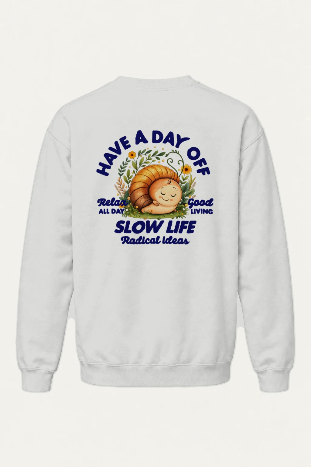 "Slow Life" Heavy Blend Unisex Crewneck Sweatshirt | Gildan 18000