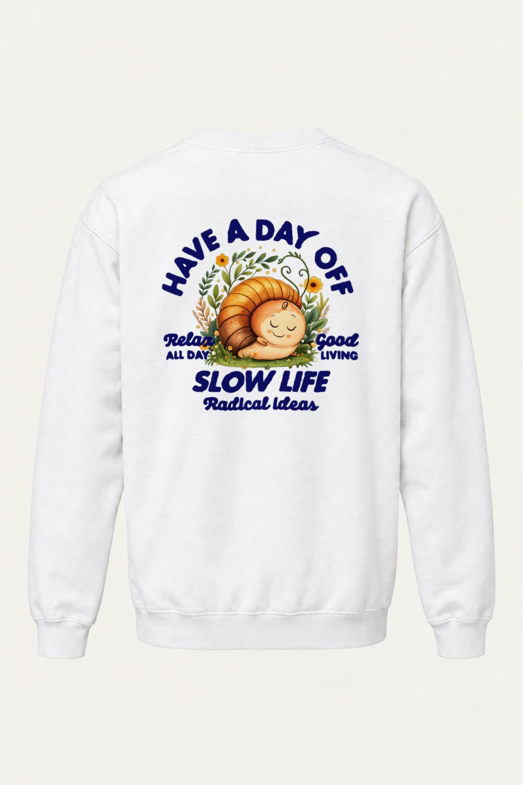 "Slow Life" Heavy Blend Unisex Crewneck Sweatshirt | Gildan 18000