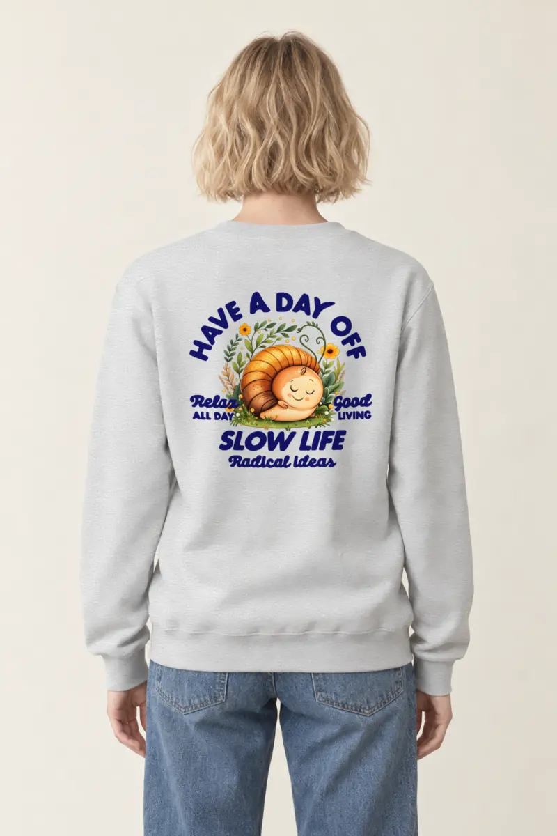 "Slow Life" 1 Crewneck Sweatshirt