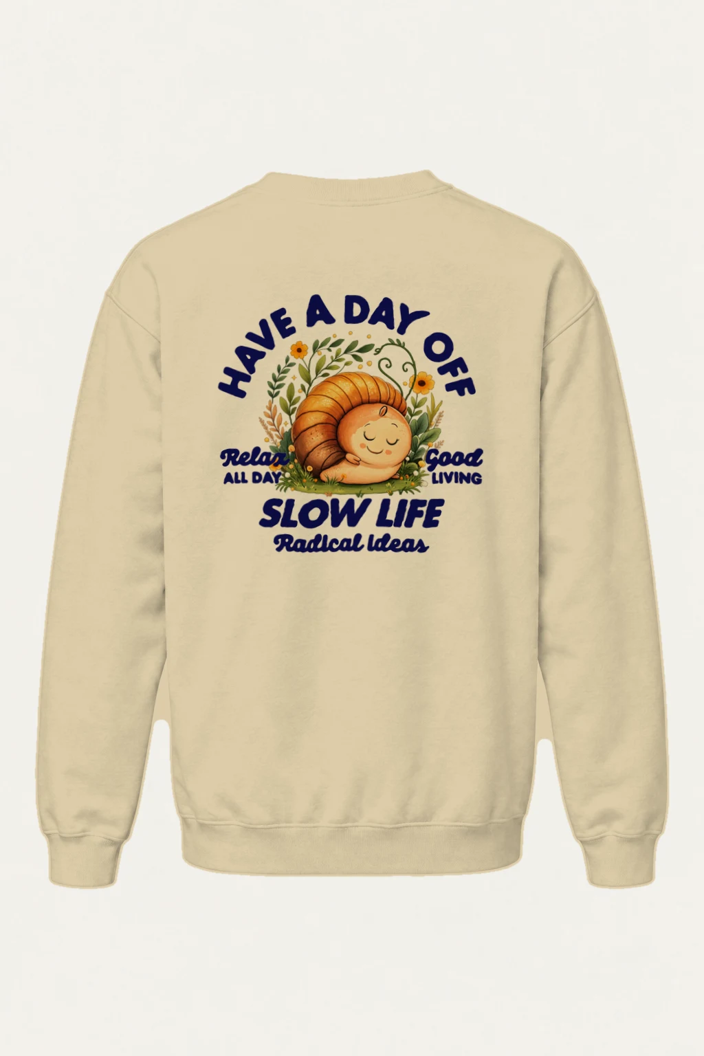 "Slow Life" Heavy Blend Unisex Crewneck Sweatshirt | Gildan 18000