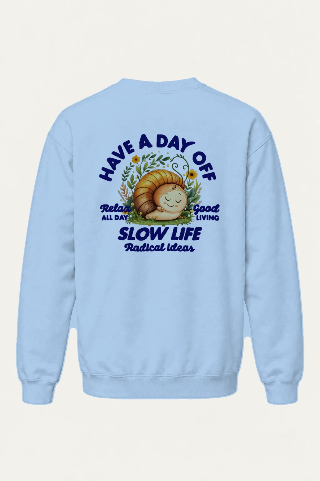 "Slow Life" Heavy Blend Unisex Crewneck Sweatshirt | Gildan 18000