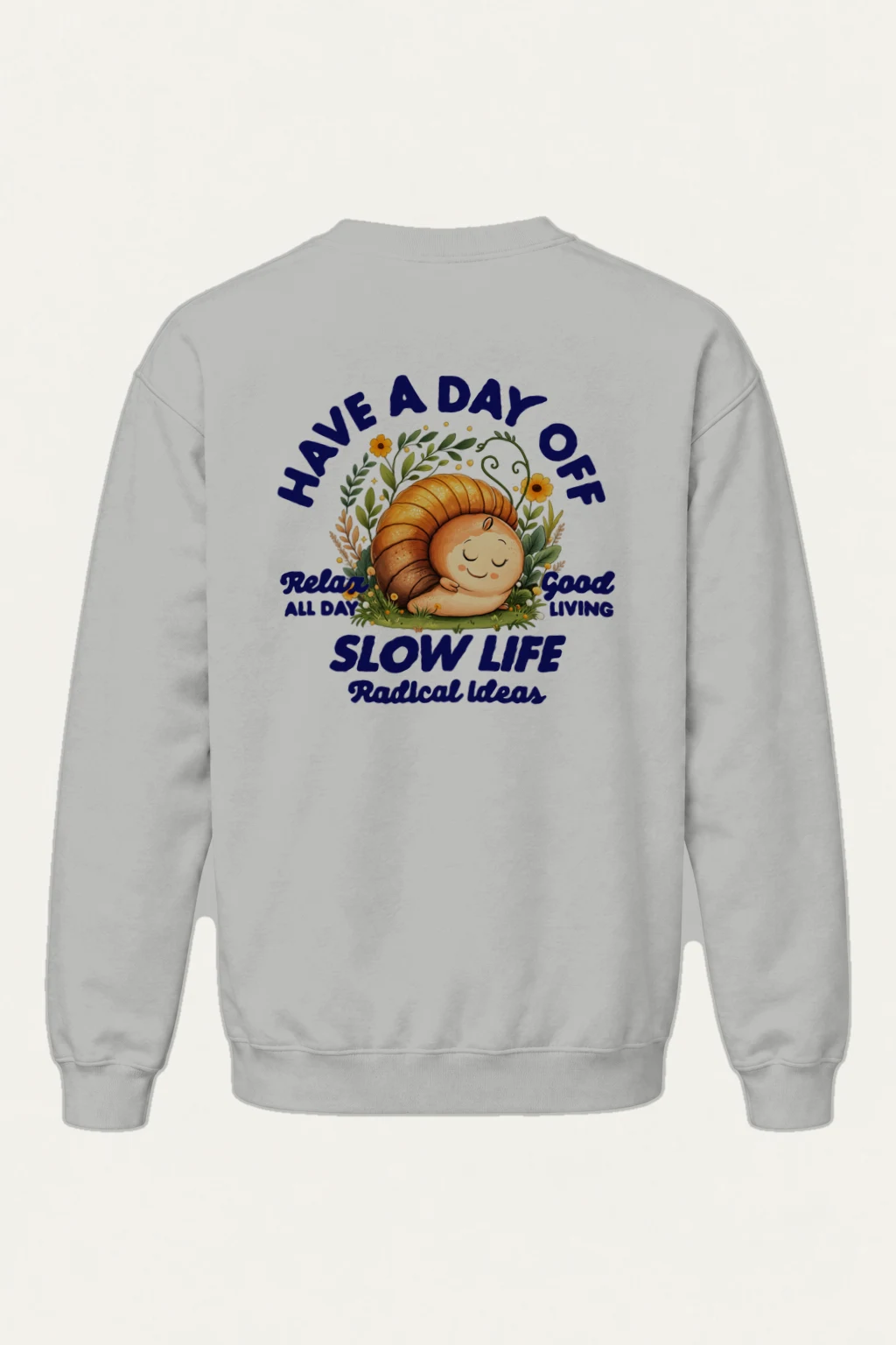 "Slow Life" Heavy Blend Unisex Crewneck Sweatshirt | Gildan 18000
