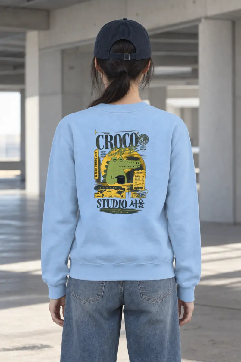 "Slow Morning Club" Heavy Blend Unisex Crewneck Sweatshirt