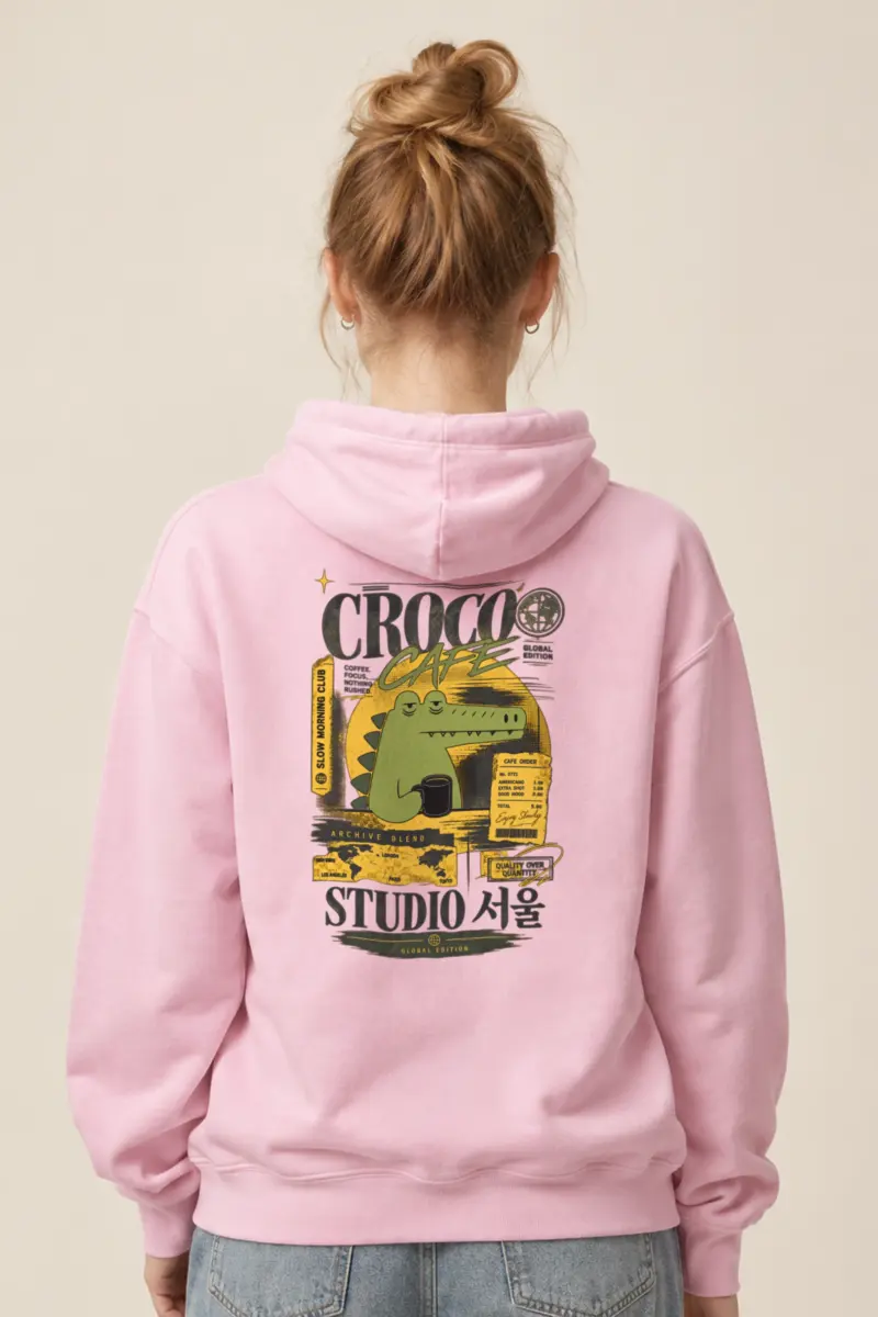 "Slow Morning Club" Heavy Blend Unisex Pullover Hoodie