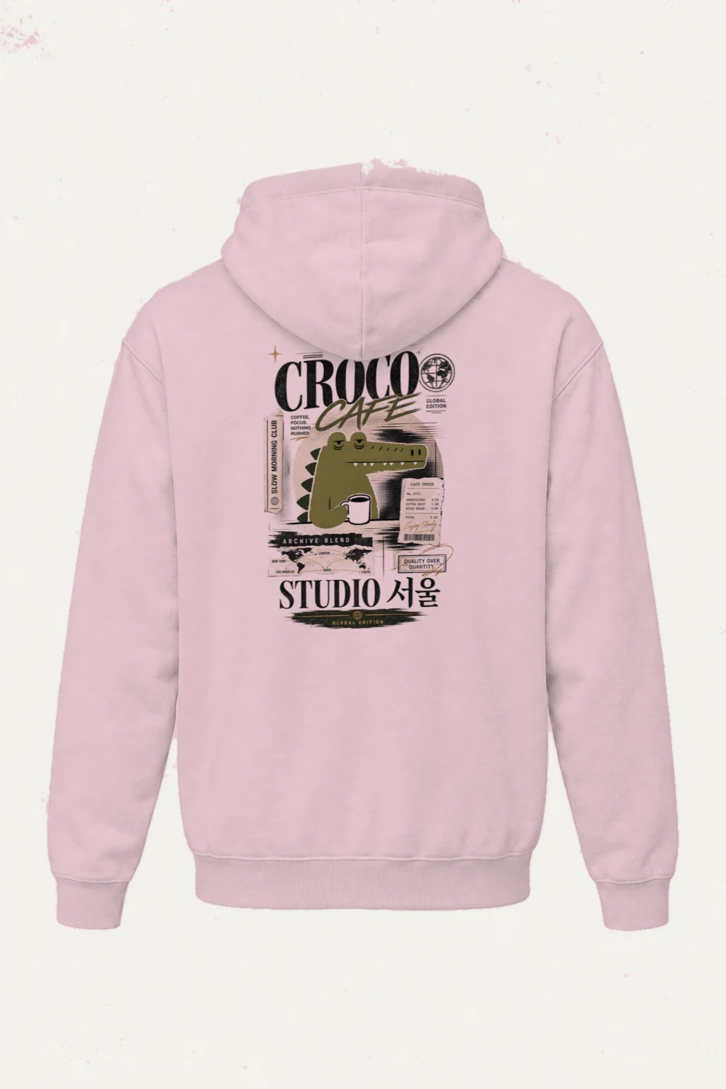 "Slow Morning Club" Heavy Blend Unisex Pullover Hoodie | Gildan 18500