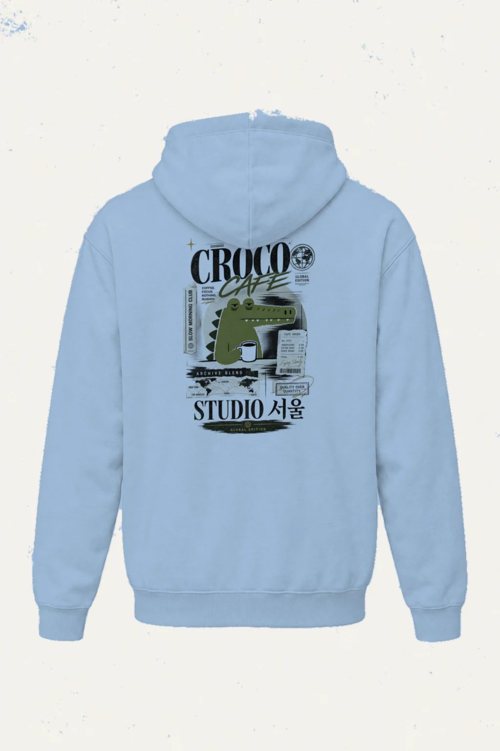 "Slow Morning Club" Heavy Blend Unisex Pullover Hoodie | Gildan 18500