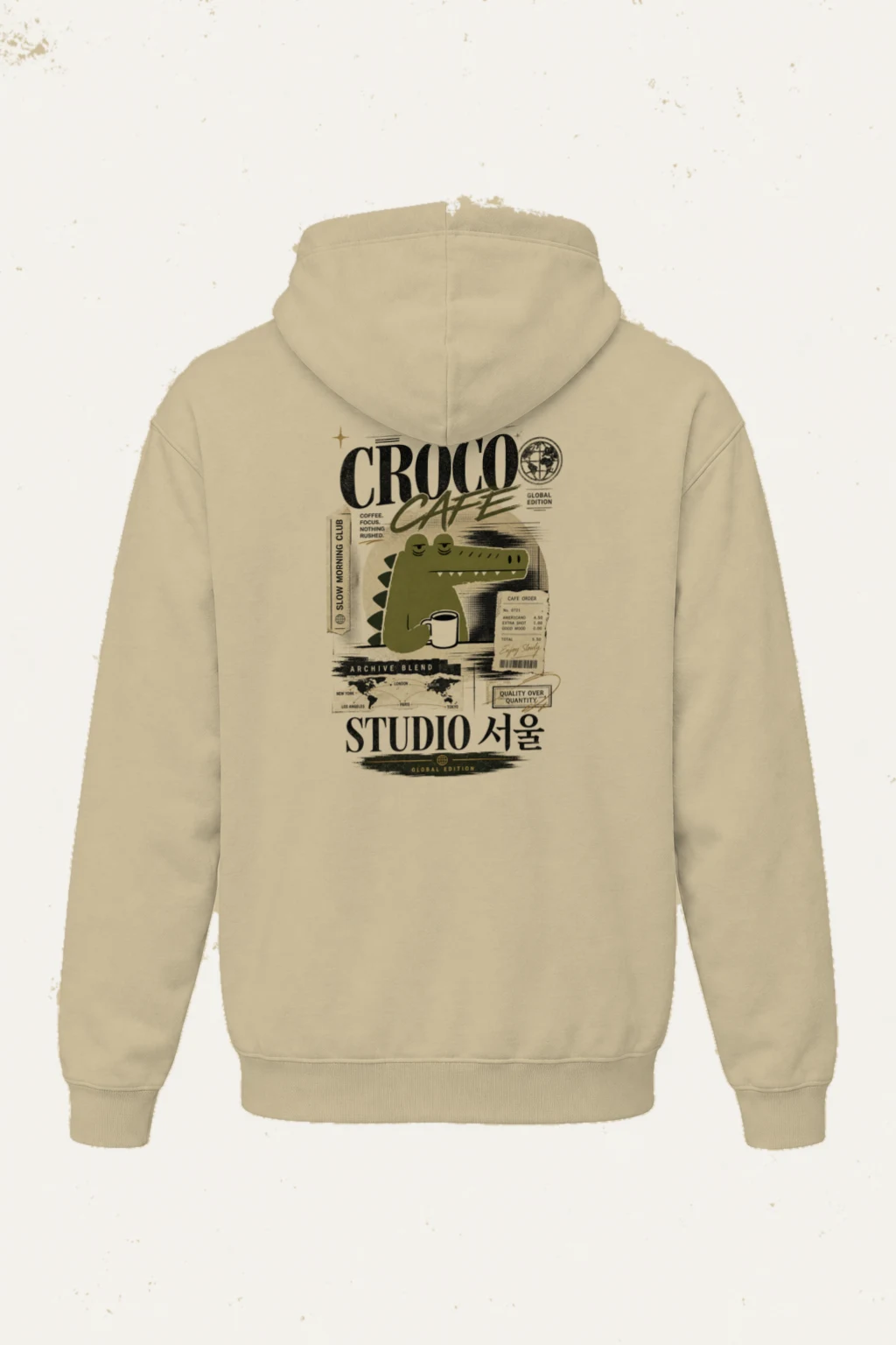 "Slow Morning Club" Heavy Blend Unisex Pullover Hoodie | Gildan 18500