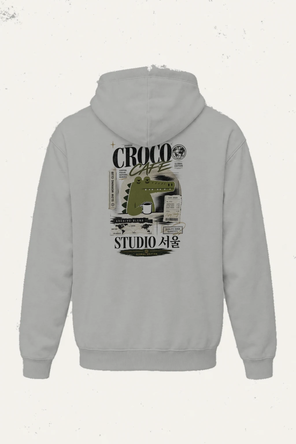 "Slow Morning Club" Heavy Blend Unisex Pullover Hoodie | Gildan 18500