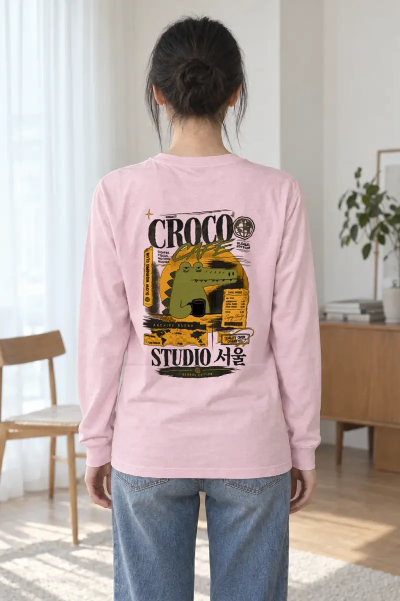 "Slow Morning Club" Unisex Longsleeve T-shirt