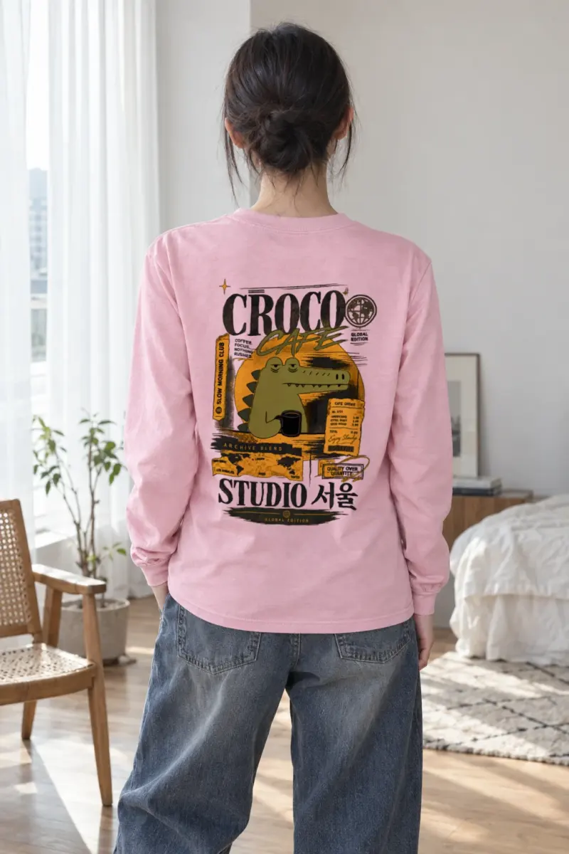 "Slow Morning Club" Unisex Longsleeve T-shirt