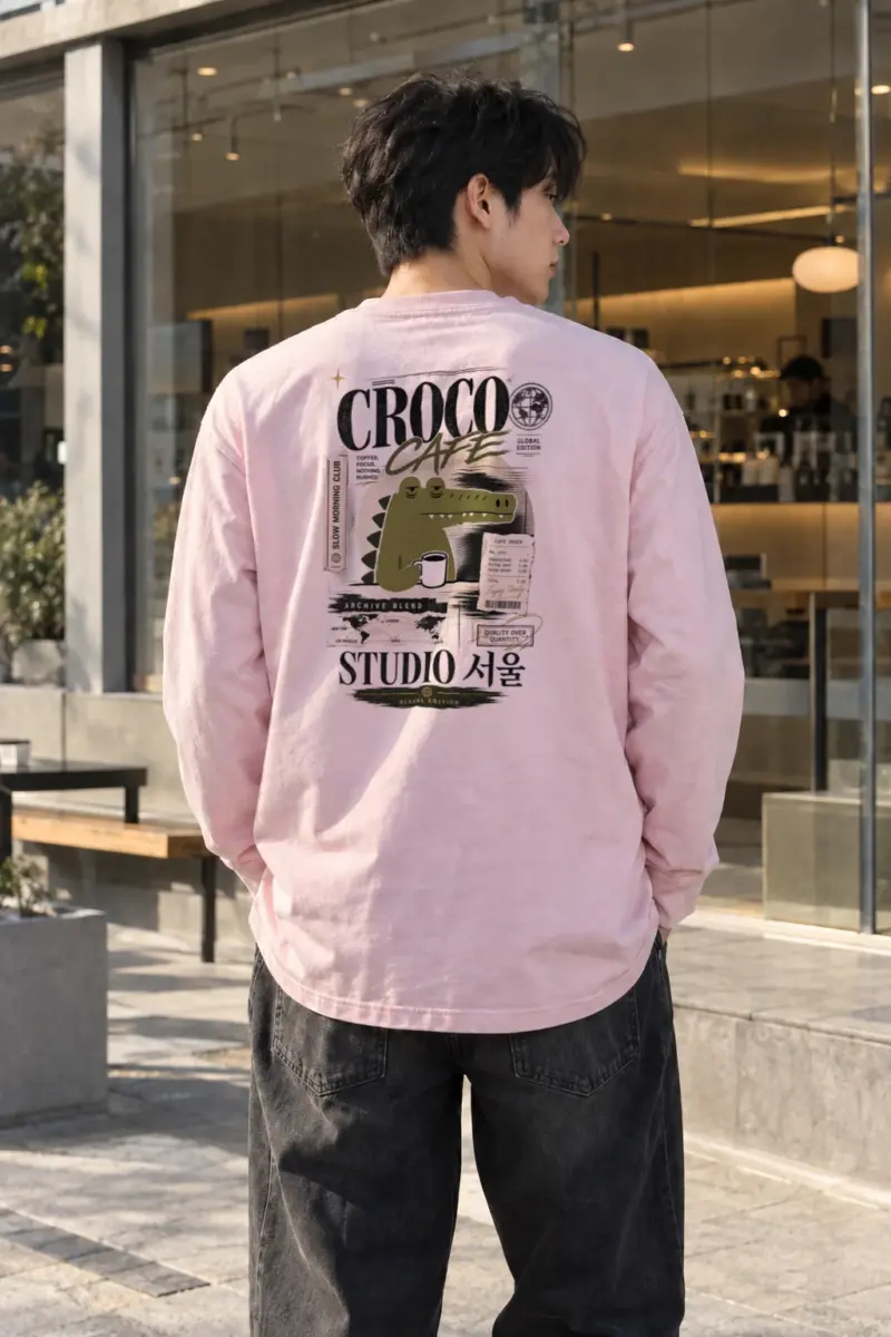 "Slow Morning Club" Unisex Longsleeve T-shirt | Gildan 2400