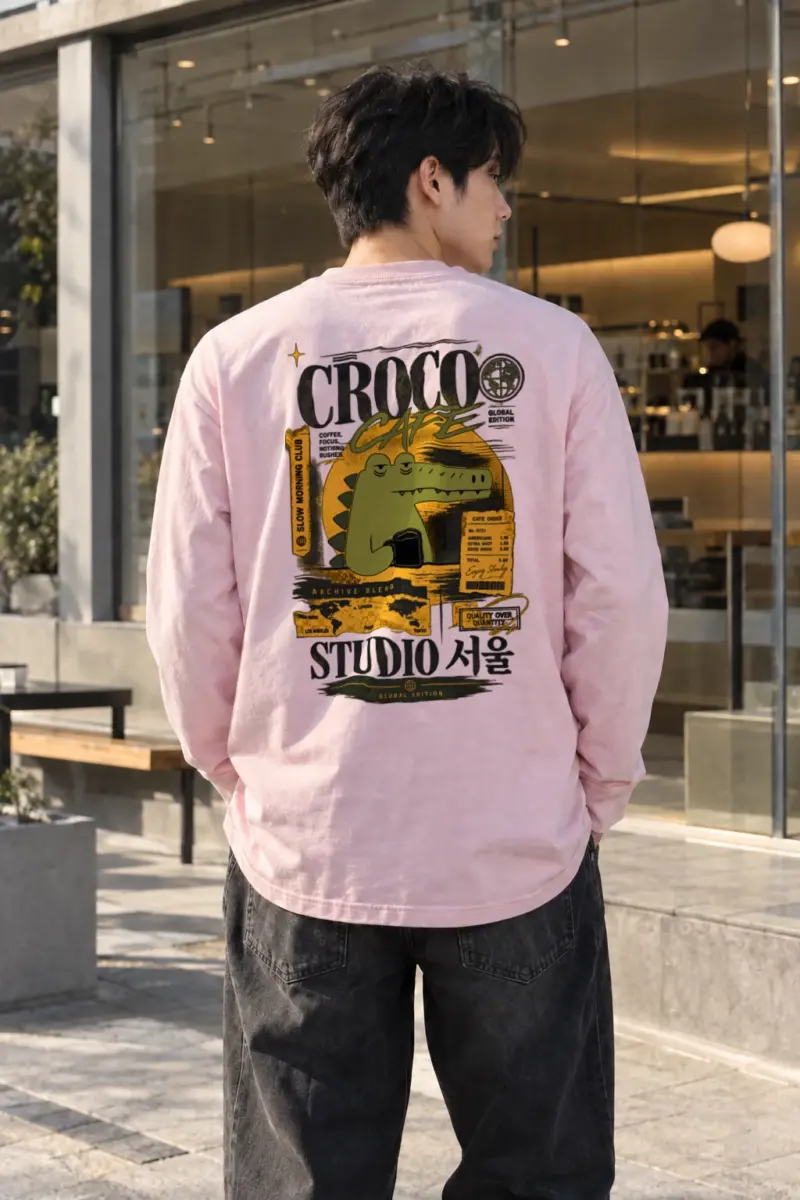 "Slow Morning Club" Unisex Longsleeve T-shirt | Gildan 2400