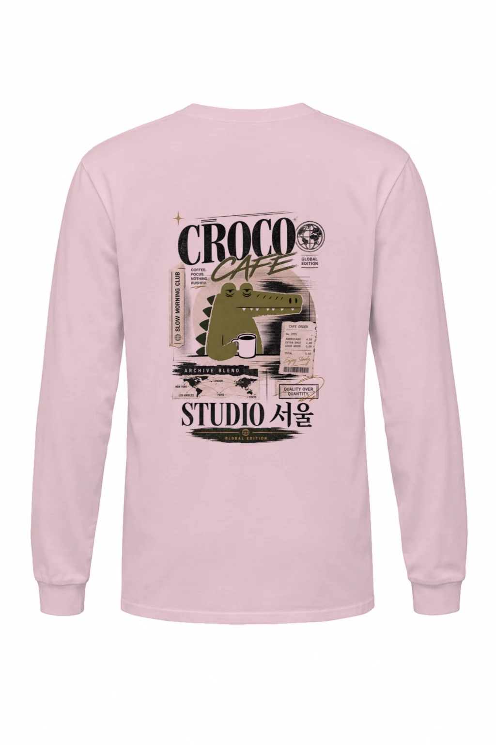 "Slow Morning Club" Unisex Longsleeve T-shirt | Gildan 2400