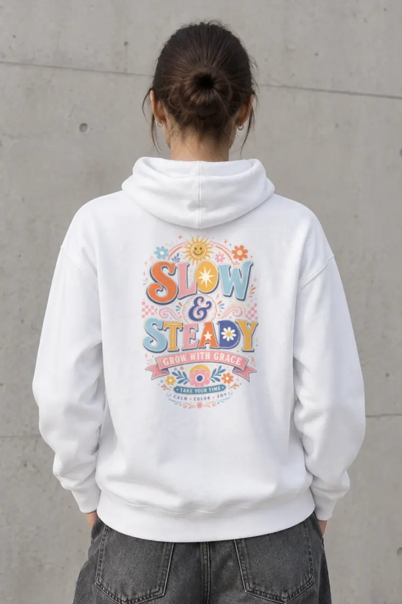 "Slow & Steady" Heavy Blend Unisex Pullover Hoodie