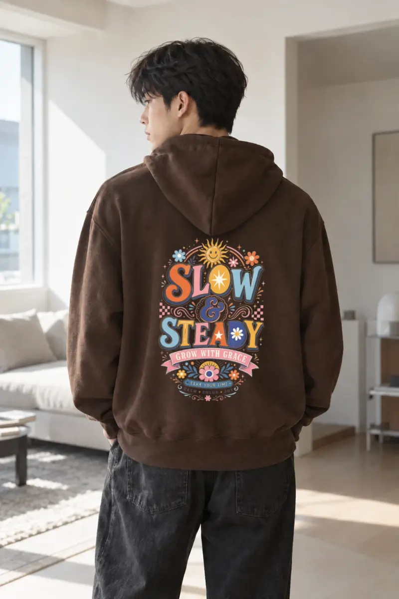 “Slow & Steady” Heavy Blend Unisex Pullover Hoodie | Gildan 18500