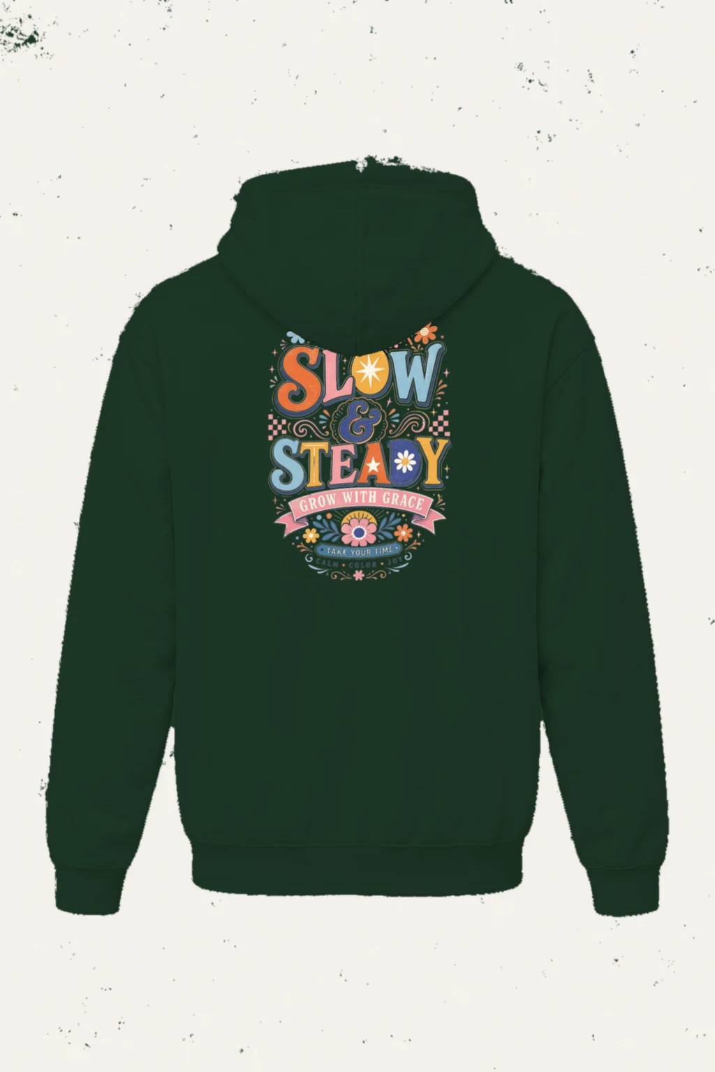 "Slow & Steady" Heavy Blend Unisex Pullover Hoodie | Gildan 18500