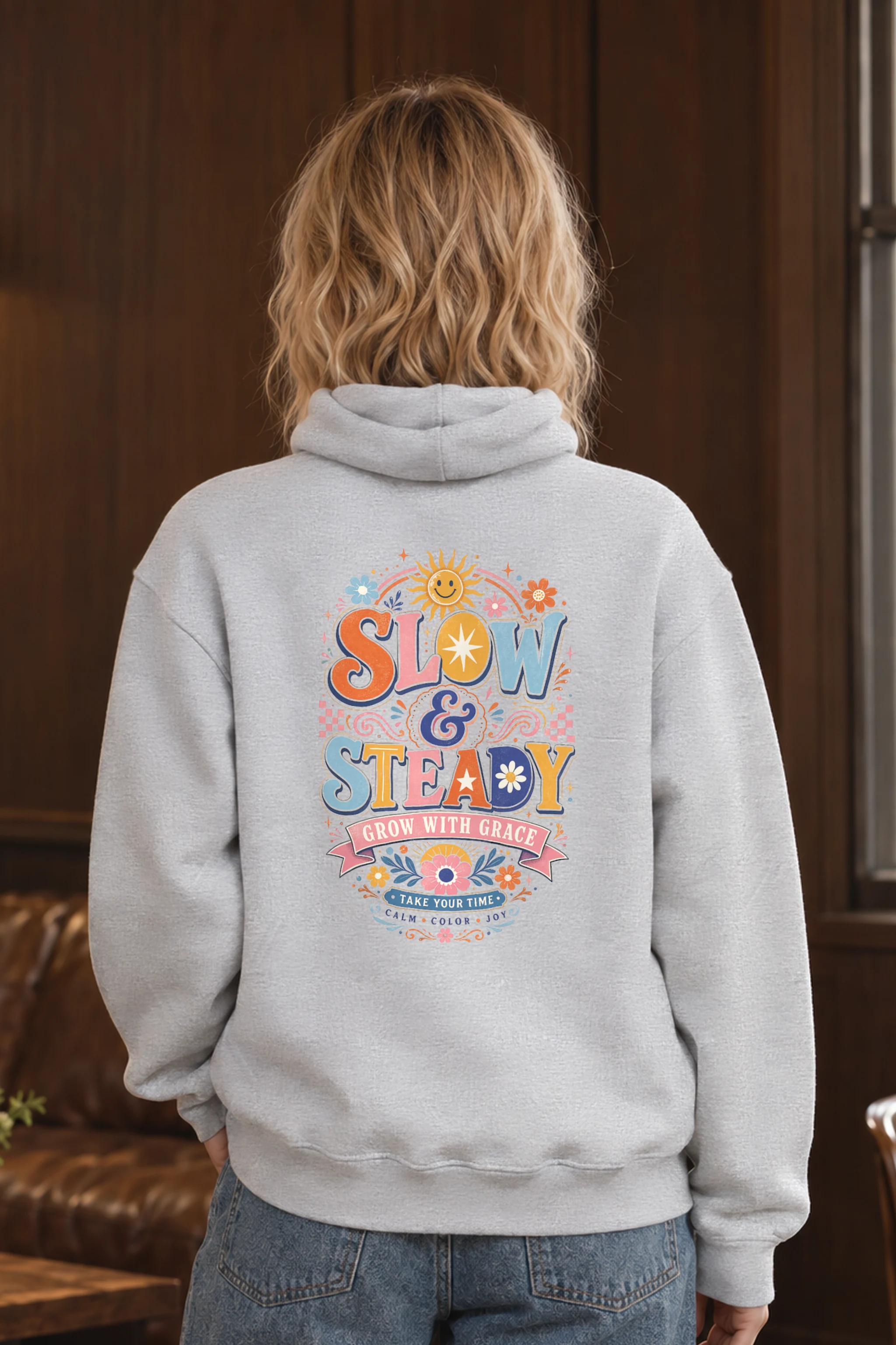 "Slow & Steady" Heavy Blend Unisex Pullover Hoodie