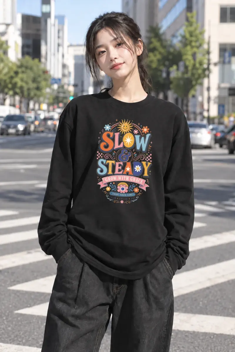"Slow & Steady" Unisex Longsleeve T-shirt | Gildan 2400