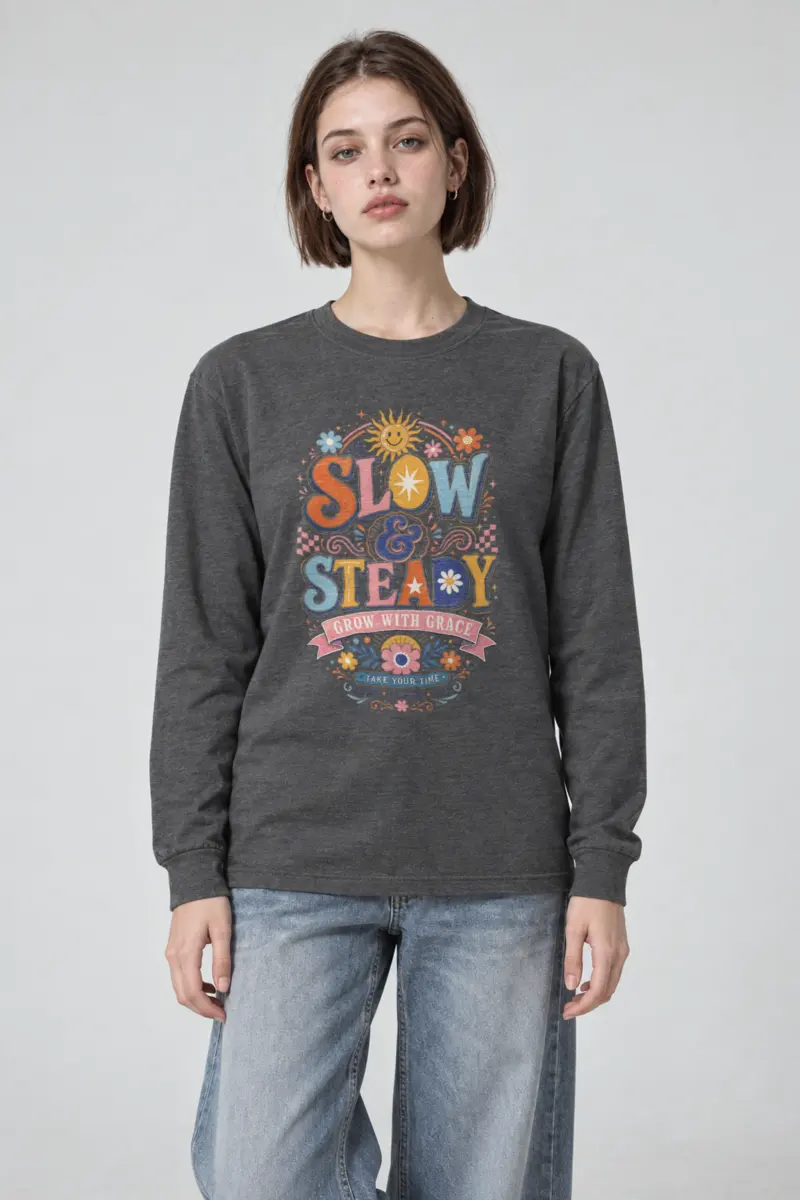 "Slow & Steady" Unisex Longsleeve T-shirt