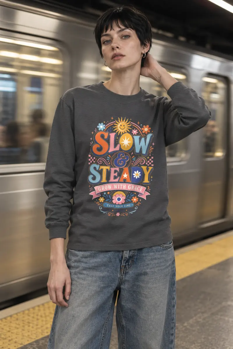"Slow & Steady" Unisex Longsleeve T-shirt