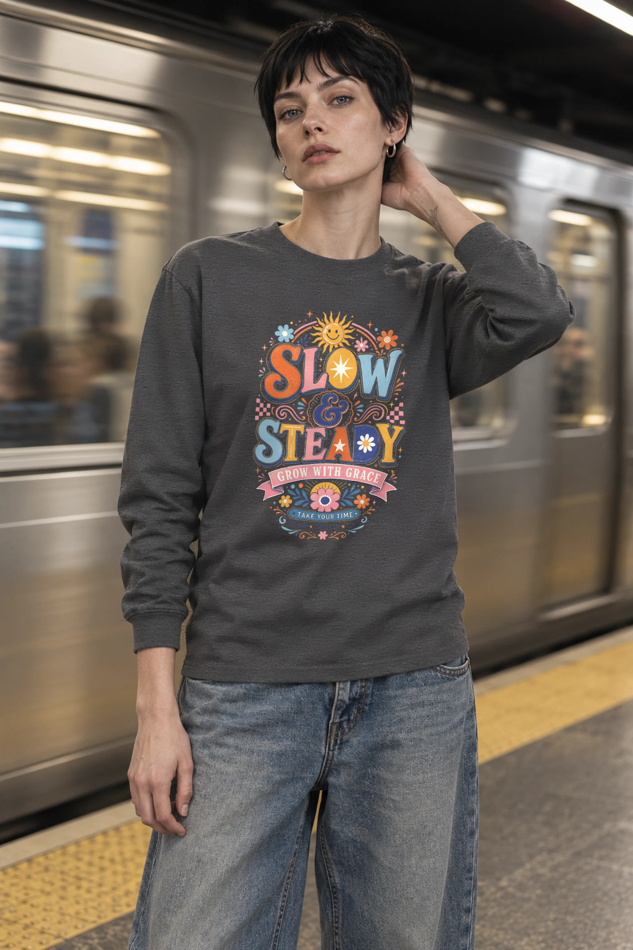 "Slow & Steady" Unisex Longsleeve T-shirt