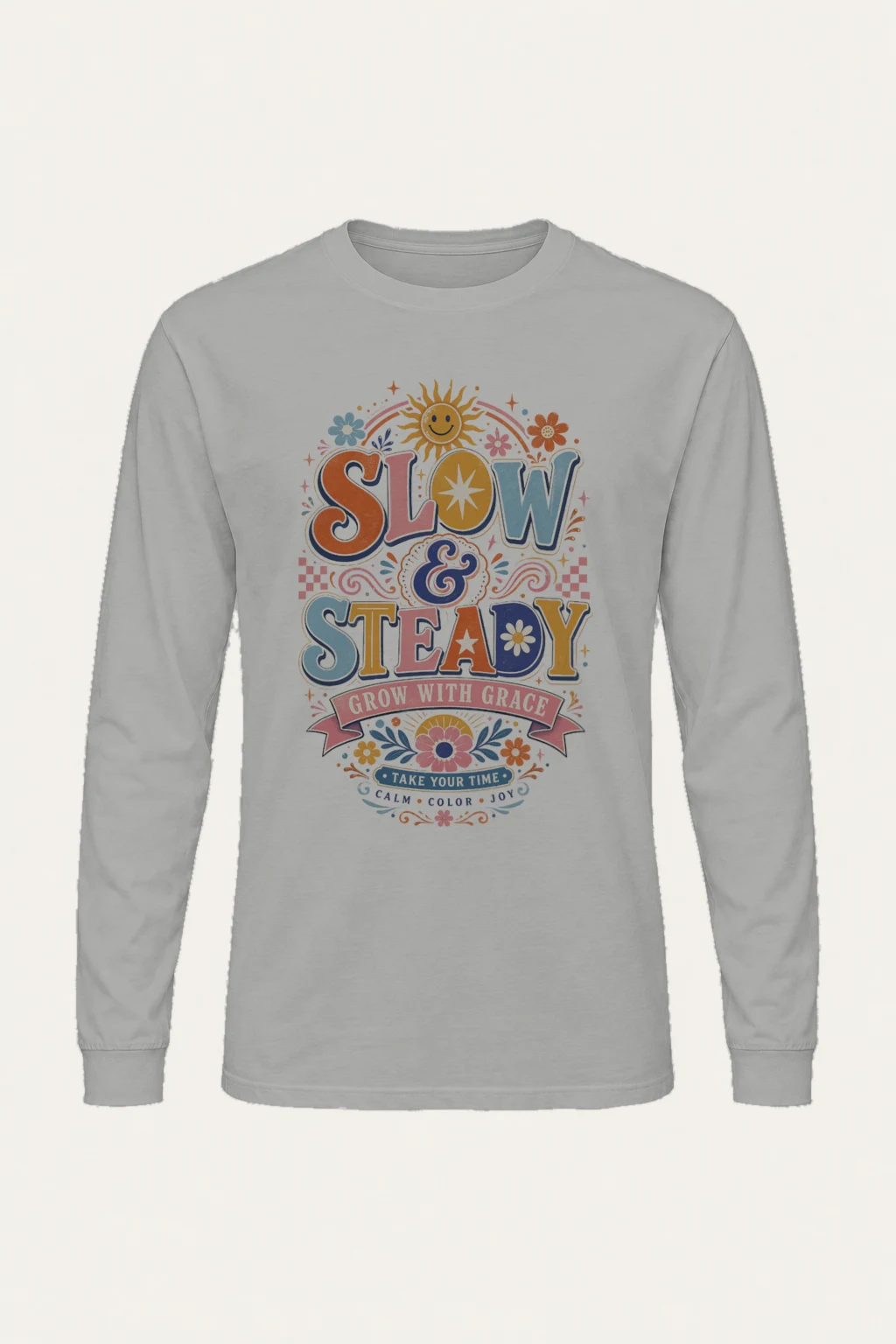"Slow & Steady" Unisex Longsleeve T-shirt | Gildan 2400