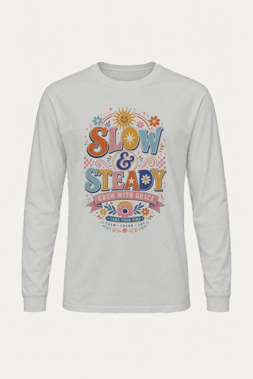 "Slow & Steady" Unisex Longsleeve T-shirt | Gildan 2400
