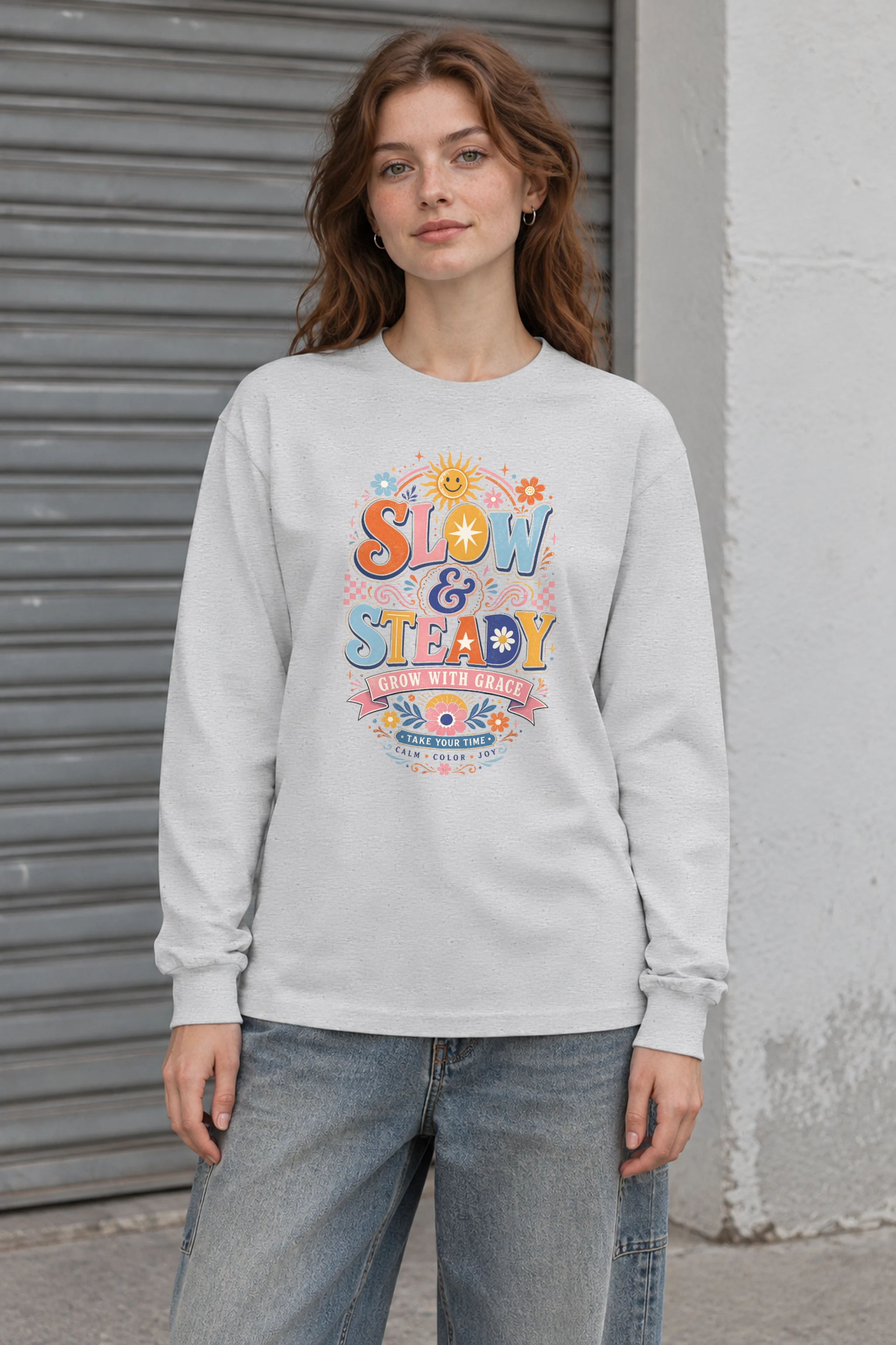 "Slow & Steady" Unisex Longsleeve T-shirt