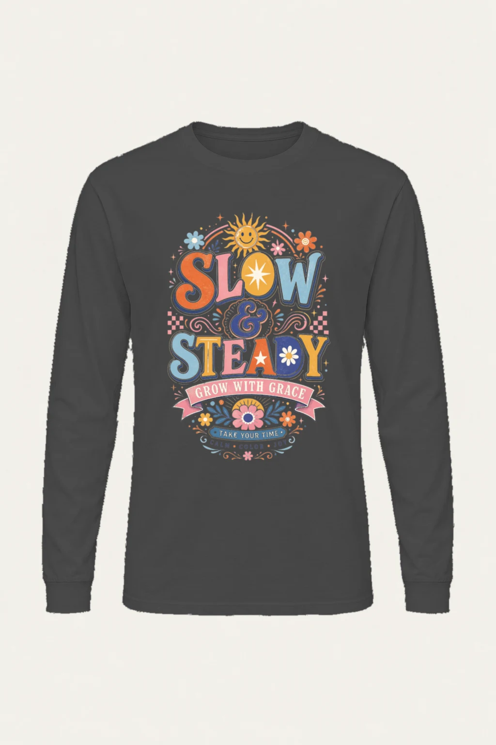 "Slow & Steady" Unisex Longsleeve T-shirt | Gildan 2400