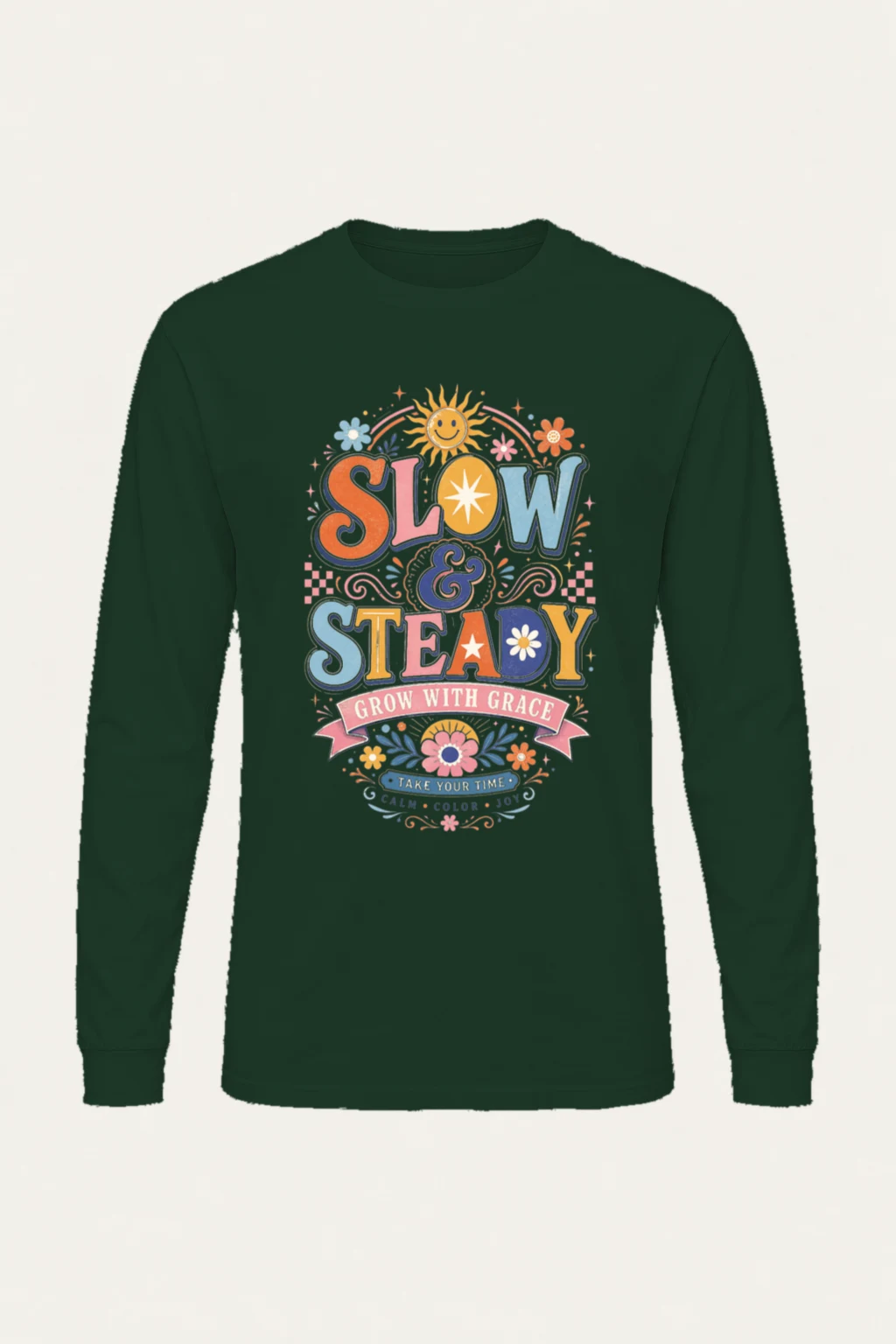 "Slow & Steady" Unisex Longsleeve T-shirt | Gildan 2400