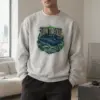 "Slow Tide Club" Heavy Blend Unisex Crewneck Sweatshirt | Gildan 18000
