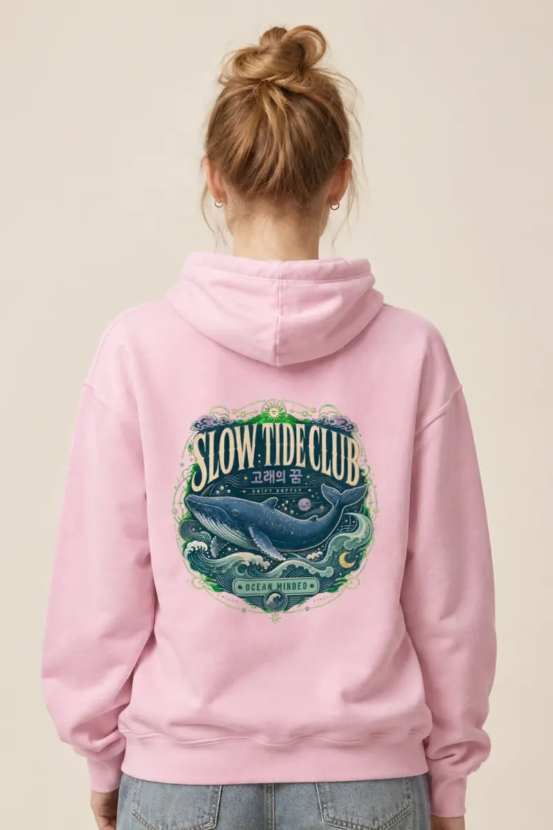 "Slow Tide Club" Heavy Blend Unisex Pullover Hoodie