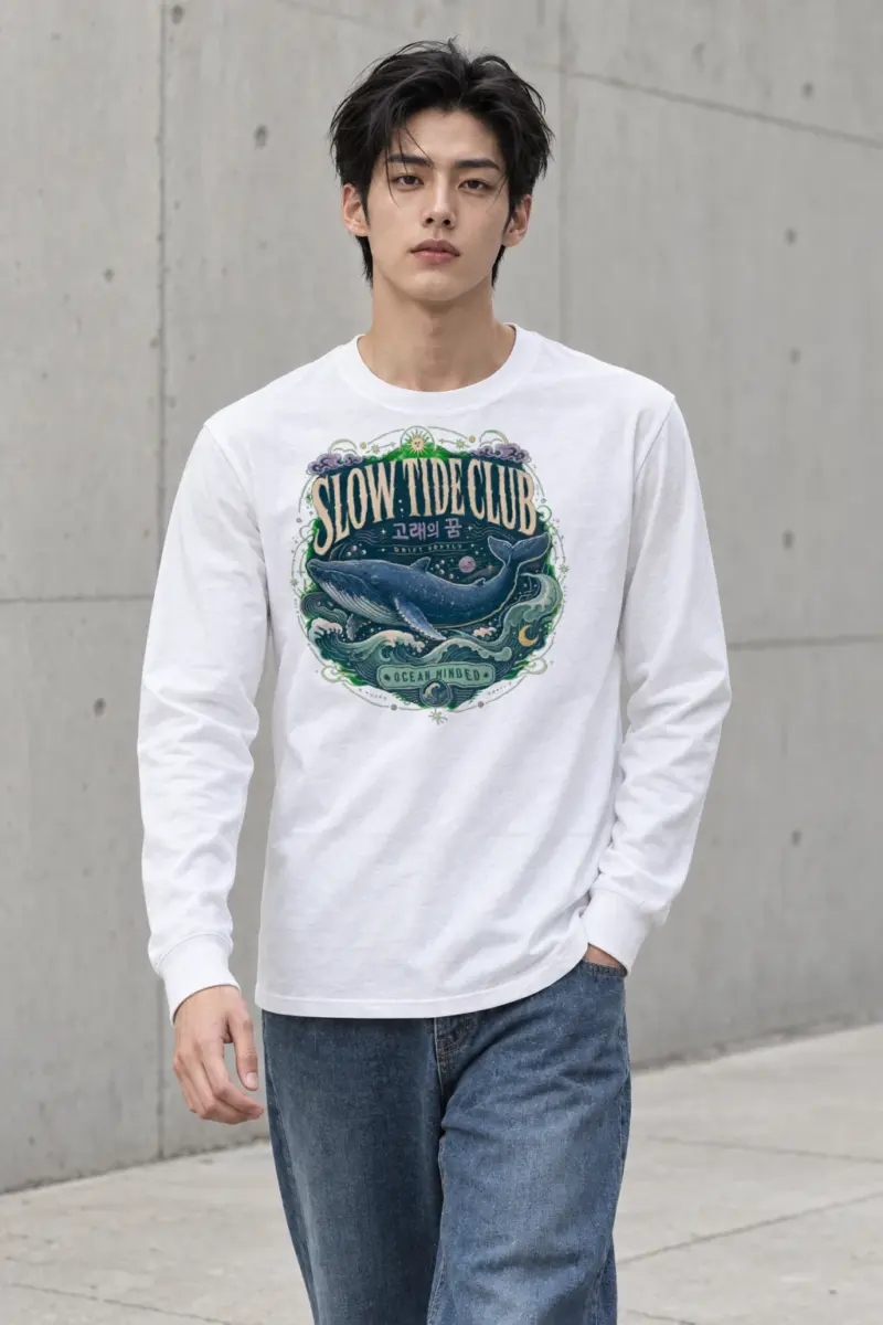 "Slow Tide Club" Unisex Longsleeve T-shirt