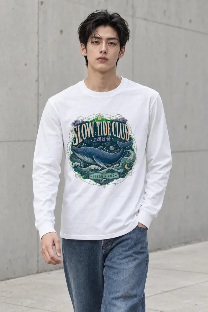 "Slow Tide Club" Unisex Longsleeve T-shirt