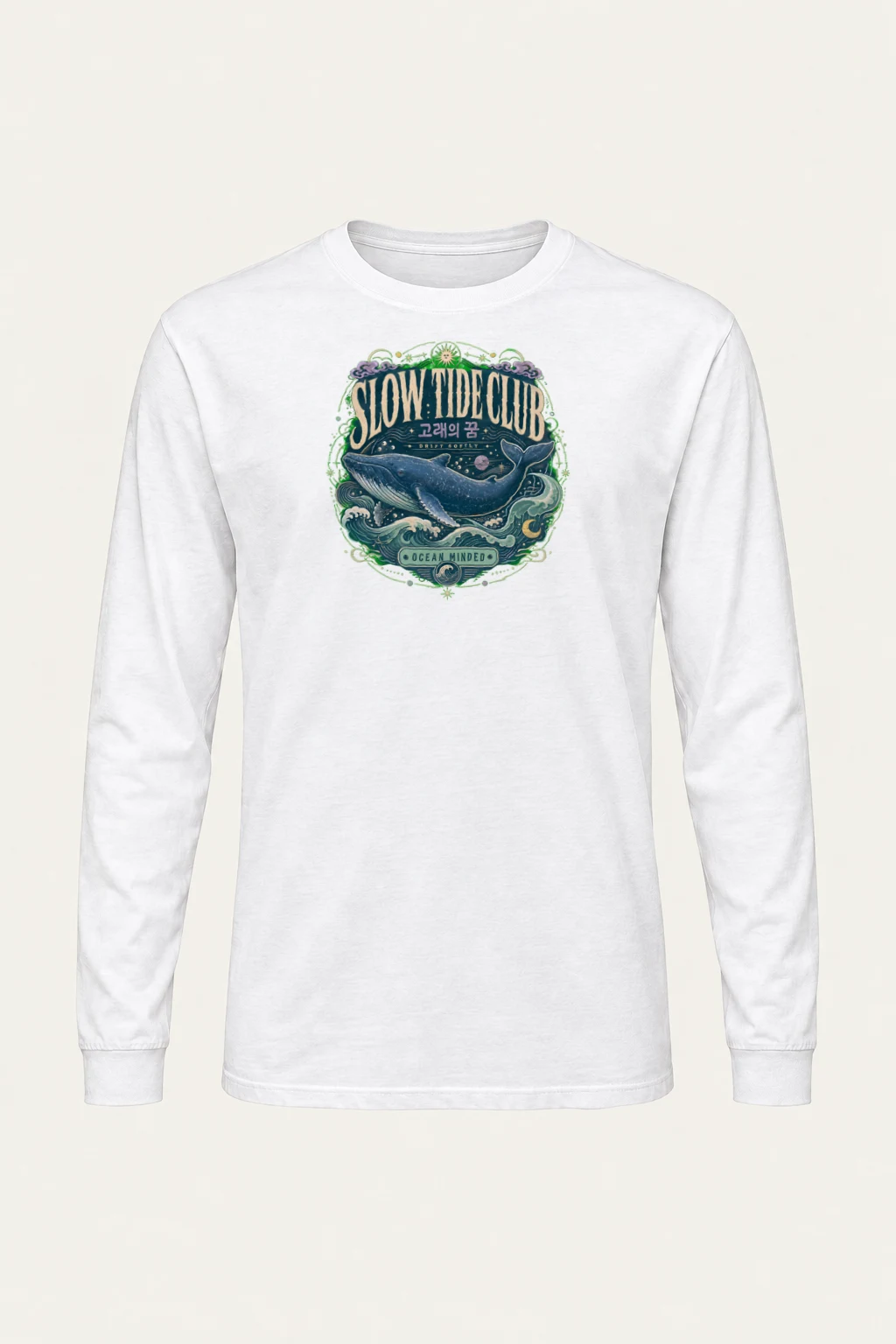 "Slow Tide Club" Unisex Longsleeve T-shirt | Gildan 2400