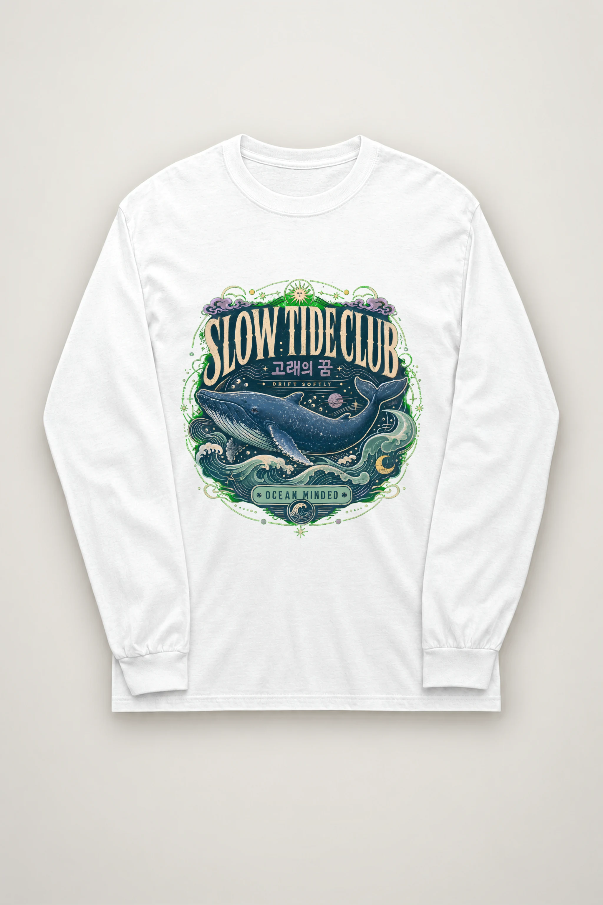 "Slow Tide Club" Unisex Longsleeve T-shirt