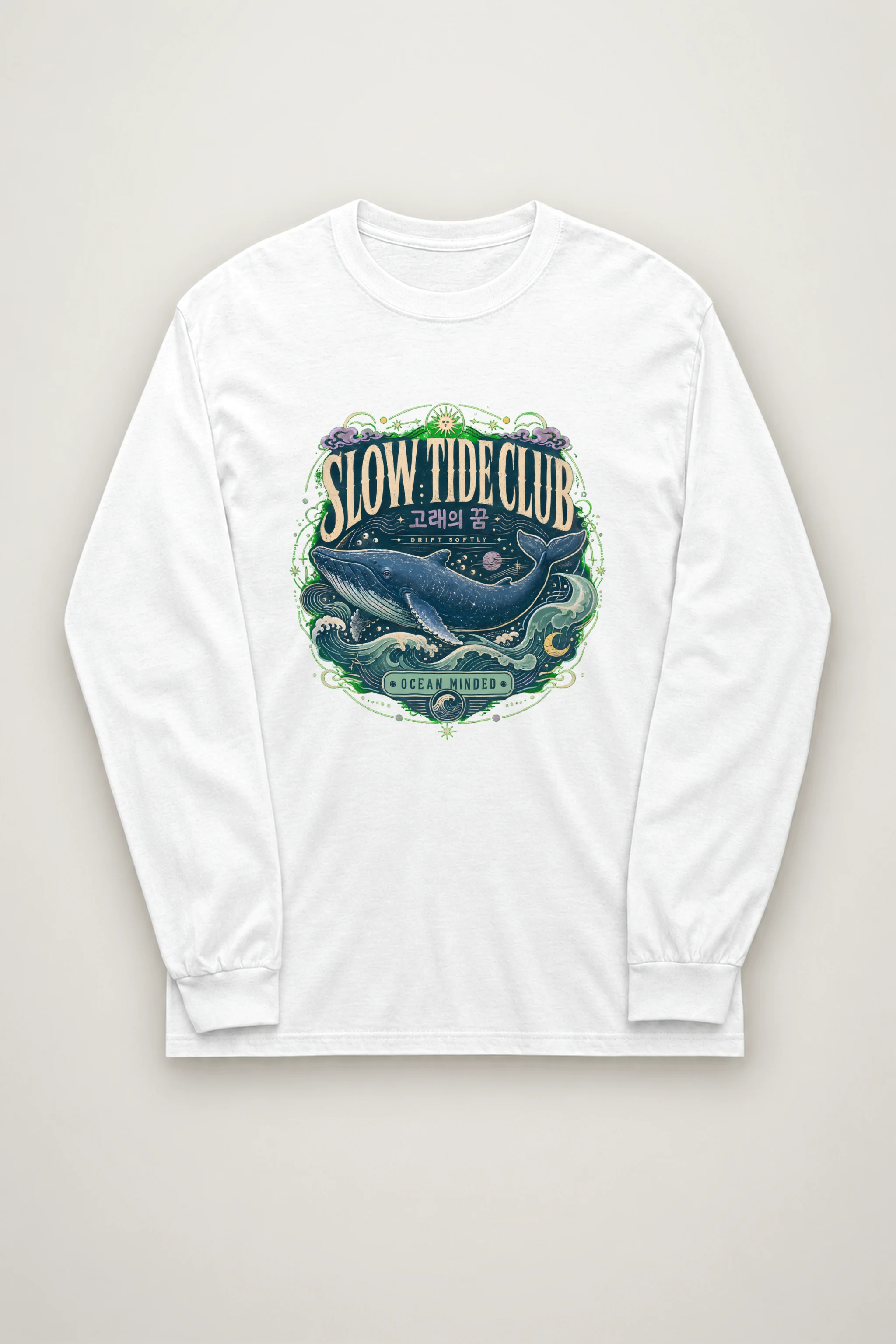 "Slow Tide Club" Unisex Longsleeve T-shirt