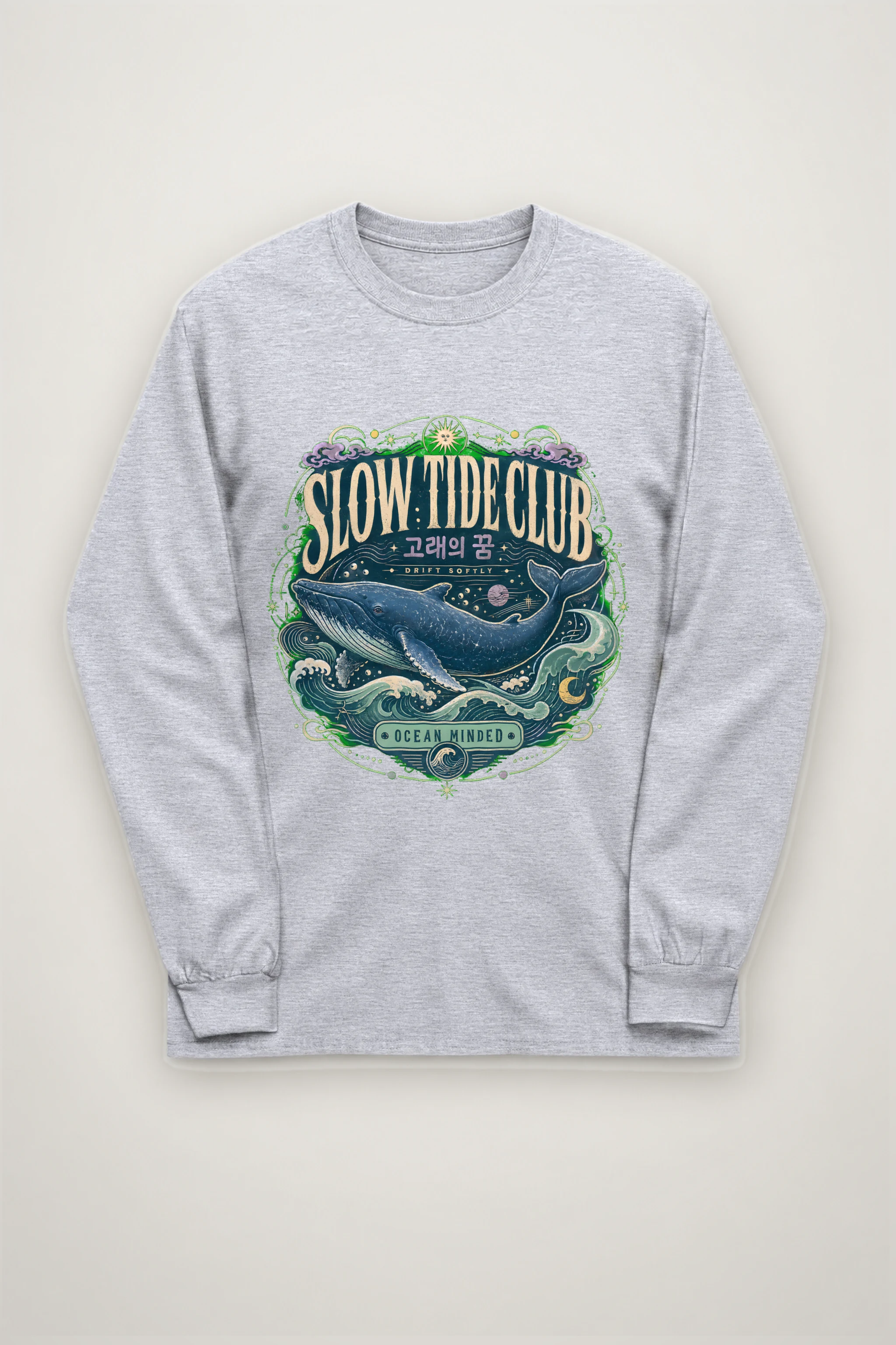 "Slow Tide Club" Unisex Longsleeve T-shirt