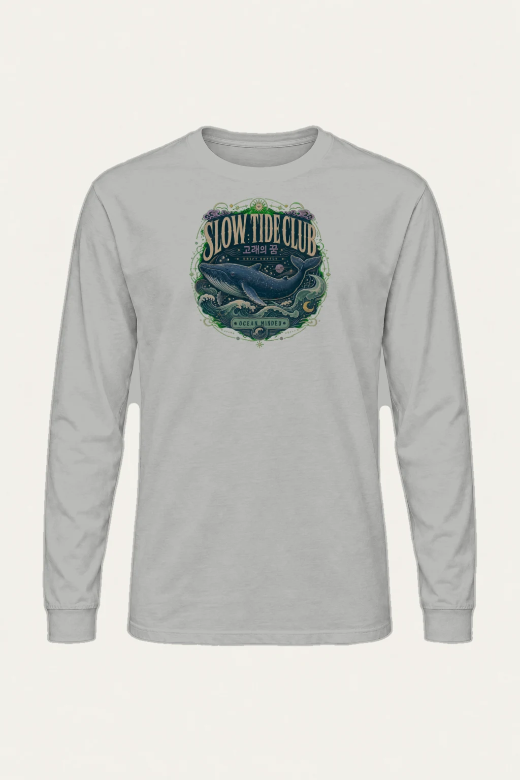 "Slow Tide Club" Unisex Longsleeve T-shirt | Gildan 2400