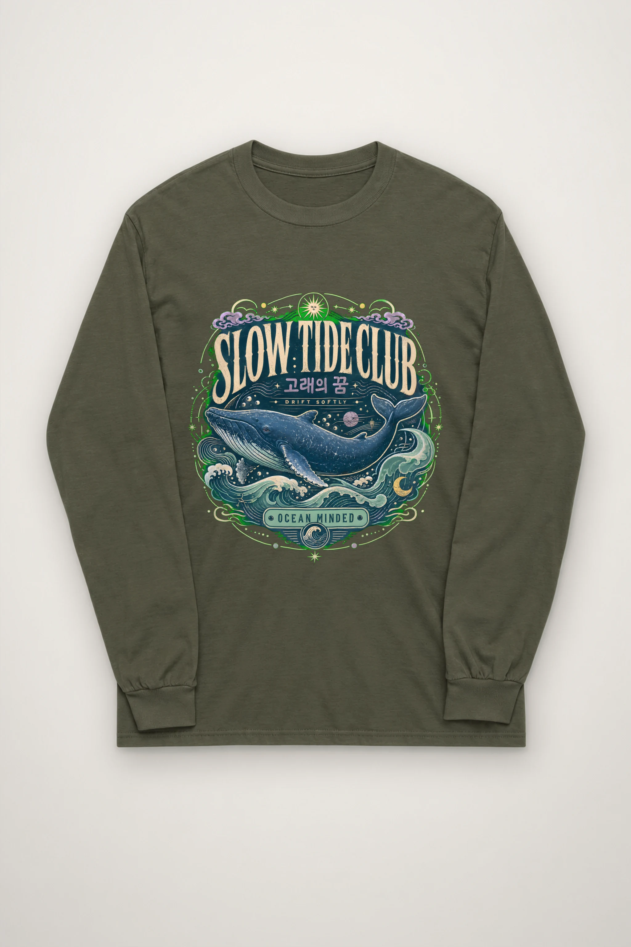 "Slow Tide Club" Unisex Longsleeve T-shirt