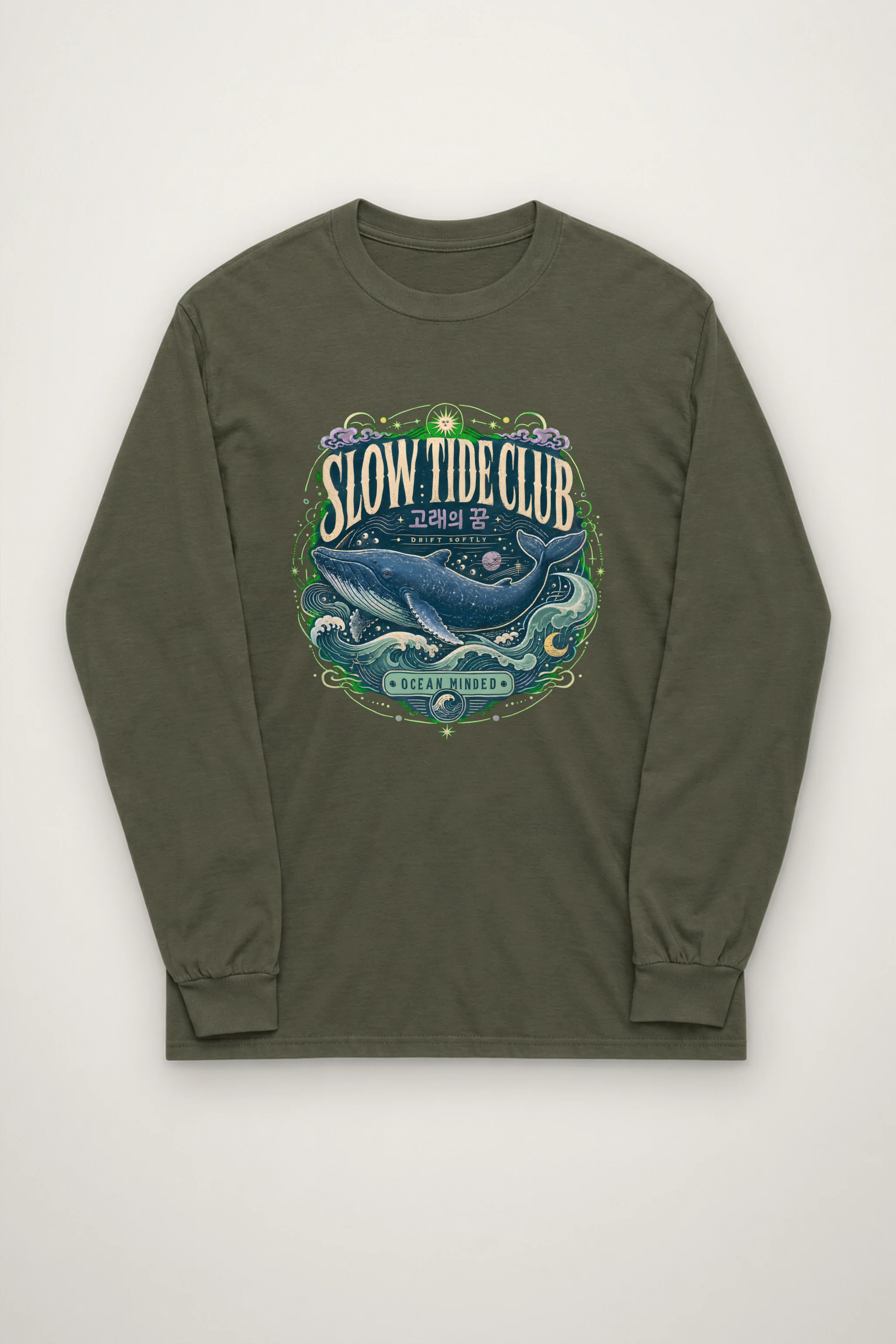 "Slow Tide Club" Unisex Longsleeve T-shirt
