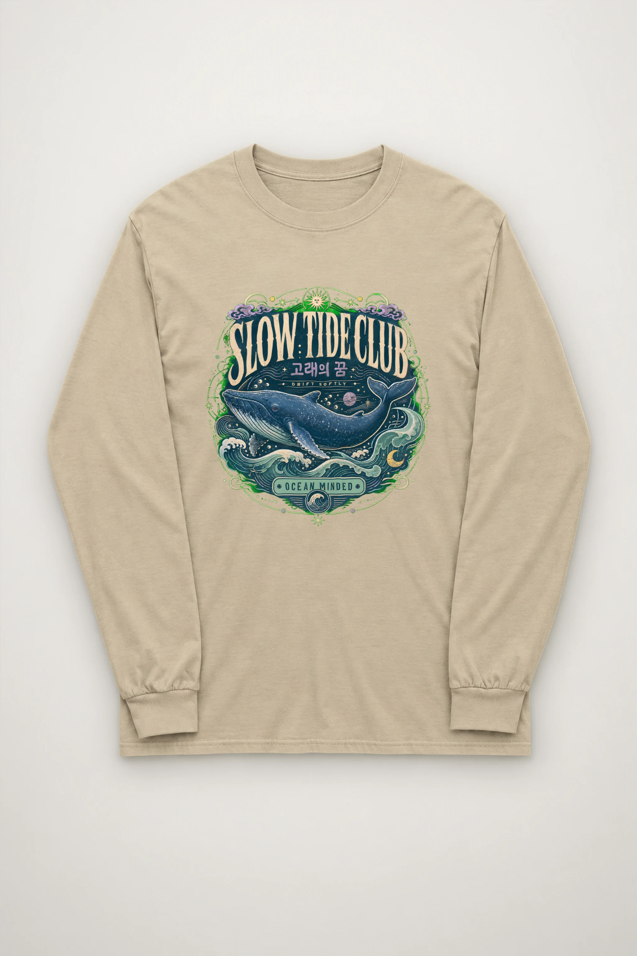 "Slow Tide Club" Unisex Longsleeve T-shirt