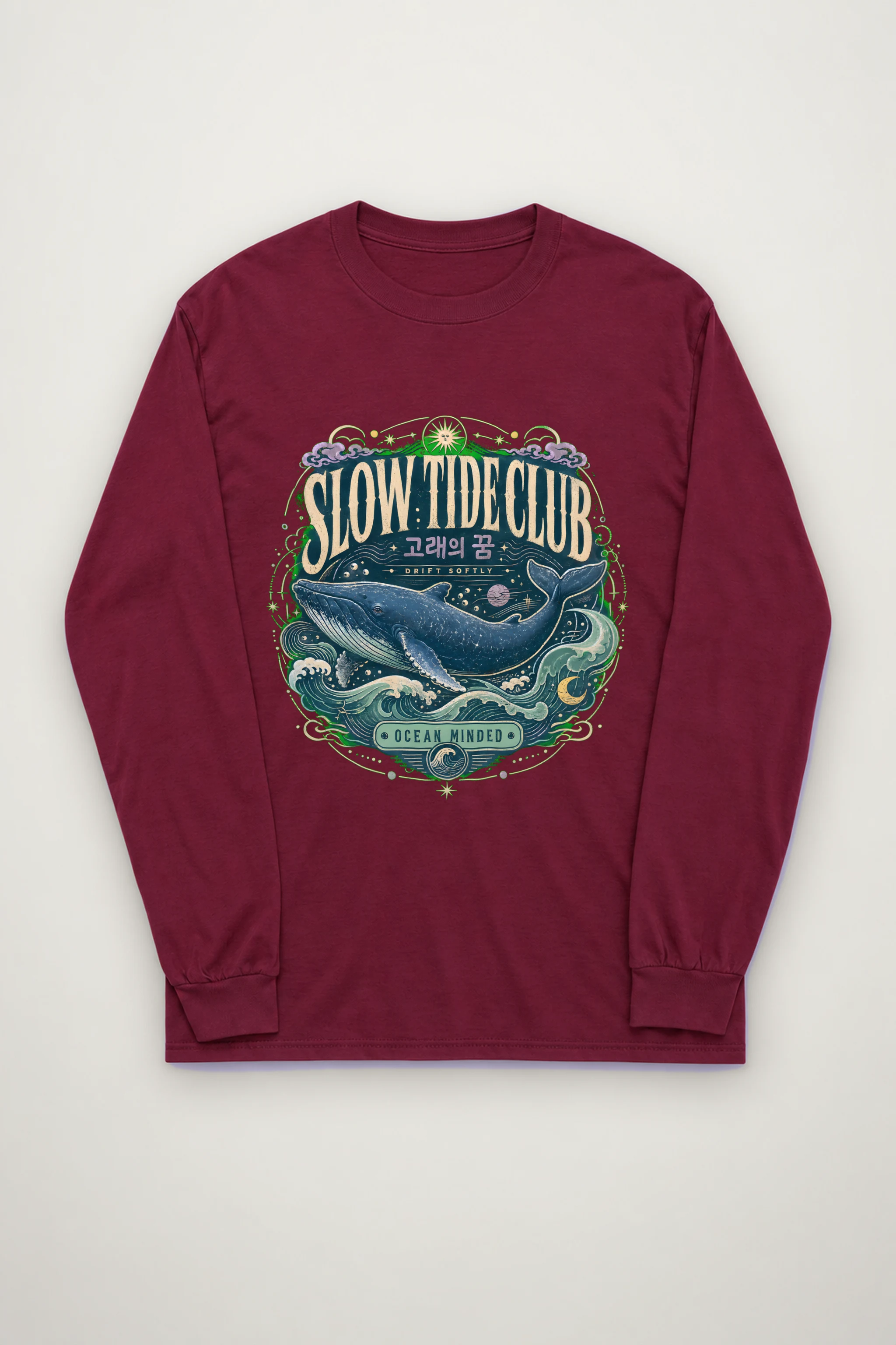 "Slow Tide Club" Unisex Longsleeve T-shirt