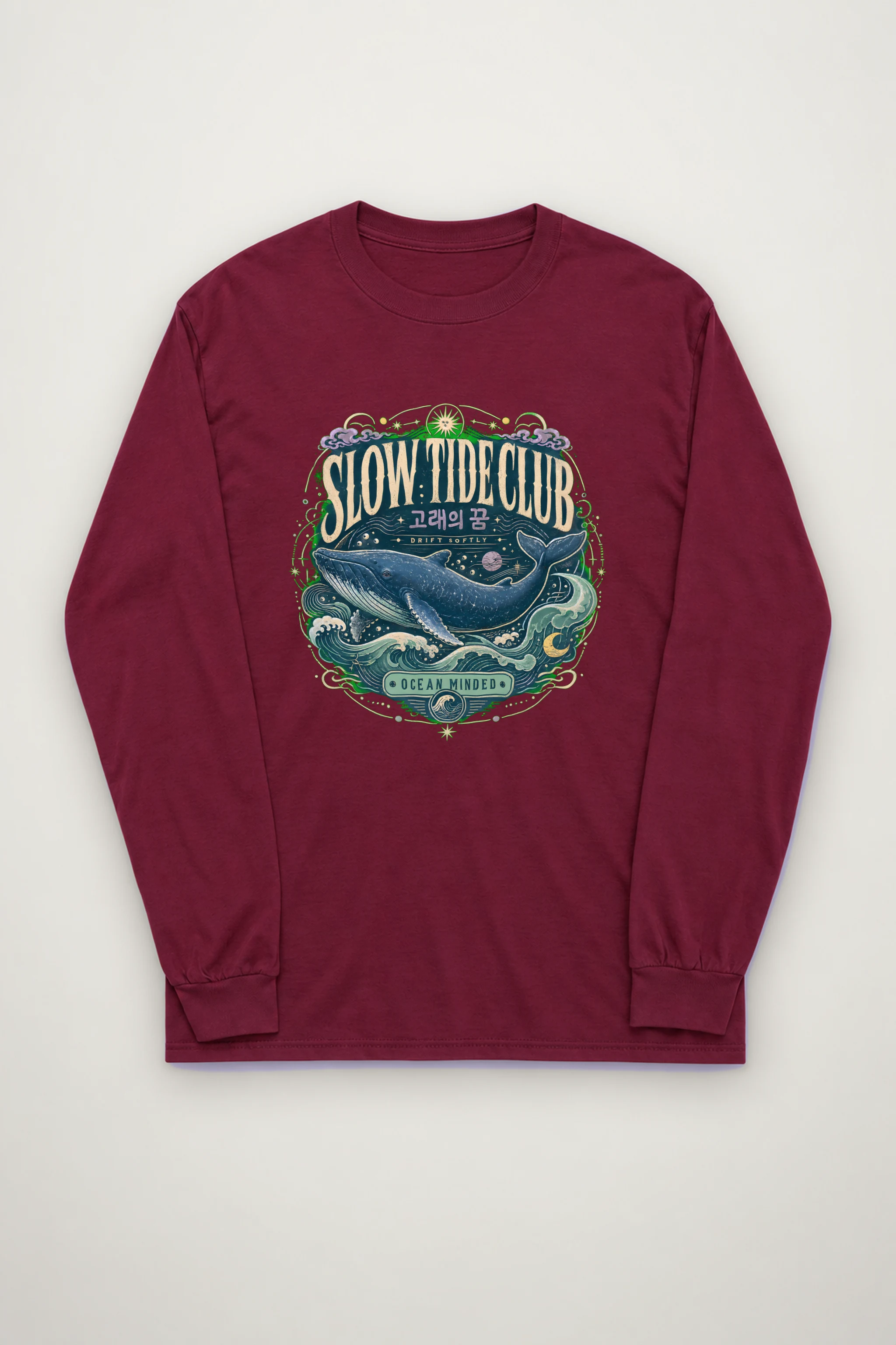 "Slow Tide Club" Unisex Longsleeve T-shirt
