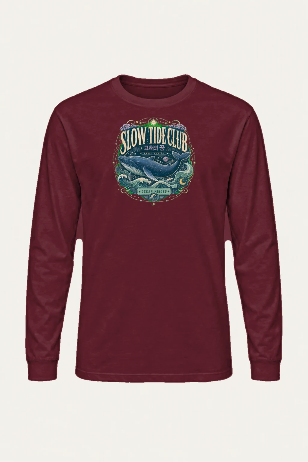 "Slow Tide Club" Unisex Longsleeve T-shirt | Gildan 2400