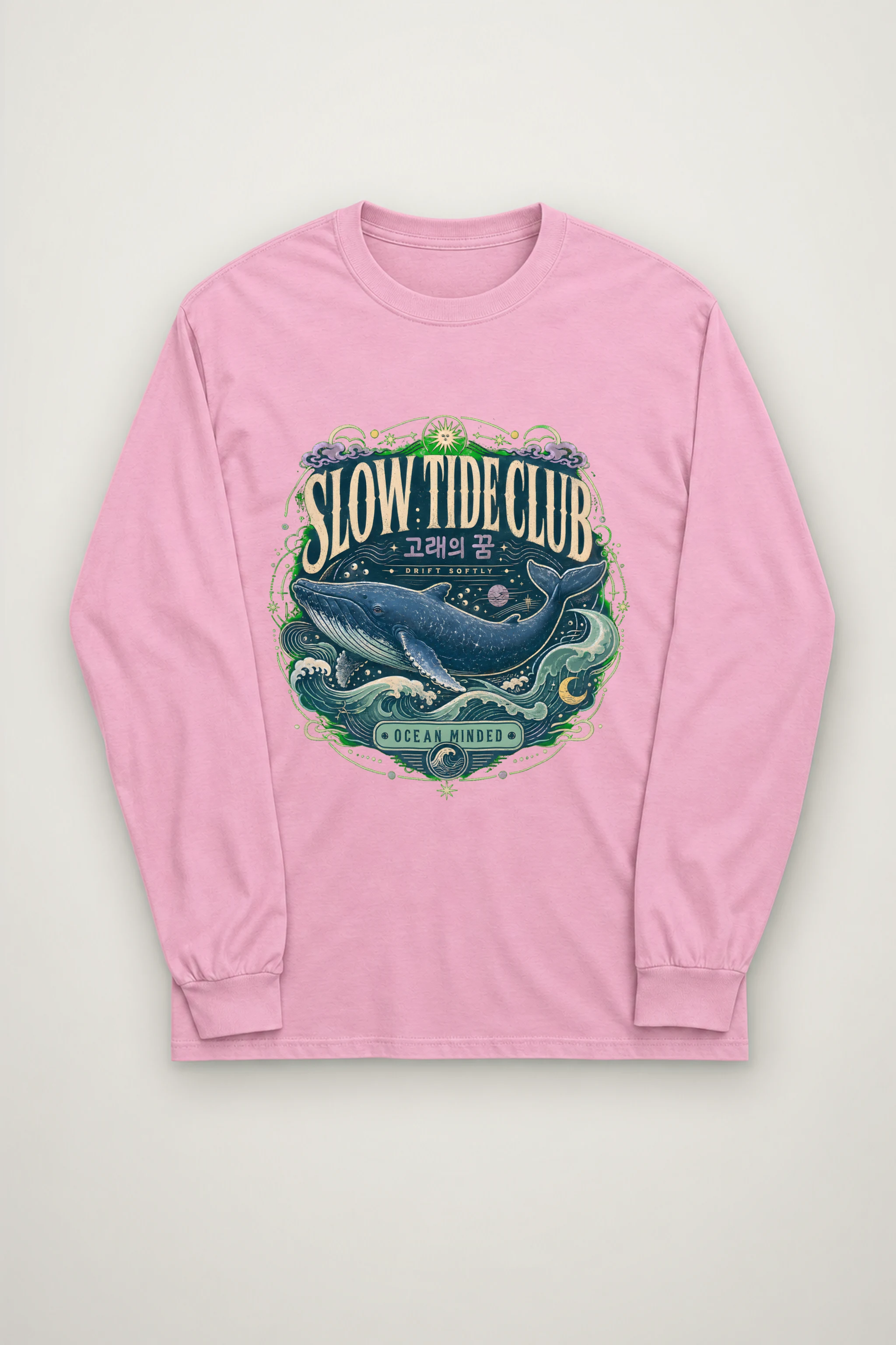 "Slow Tide Club" Unisex Longsleeve T-shirt