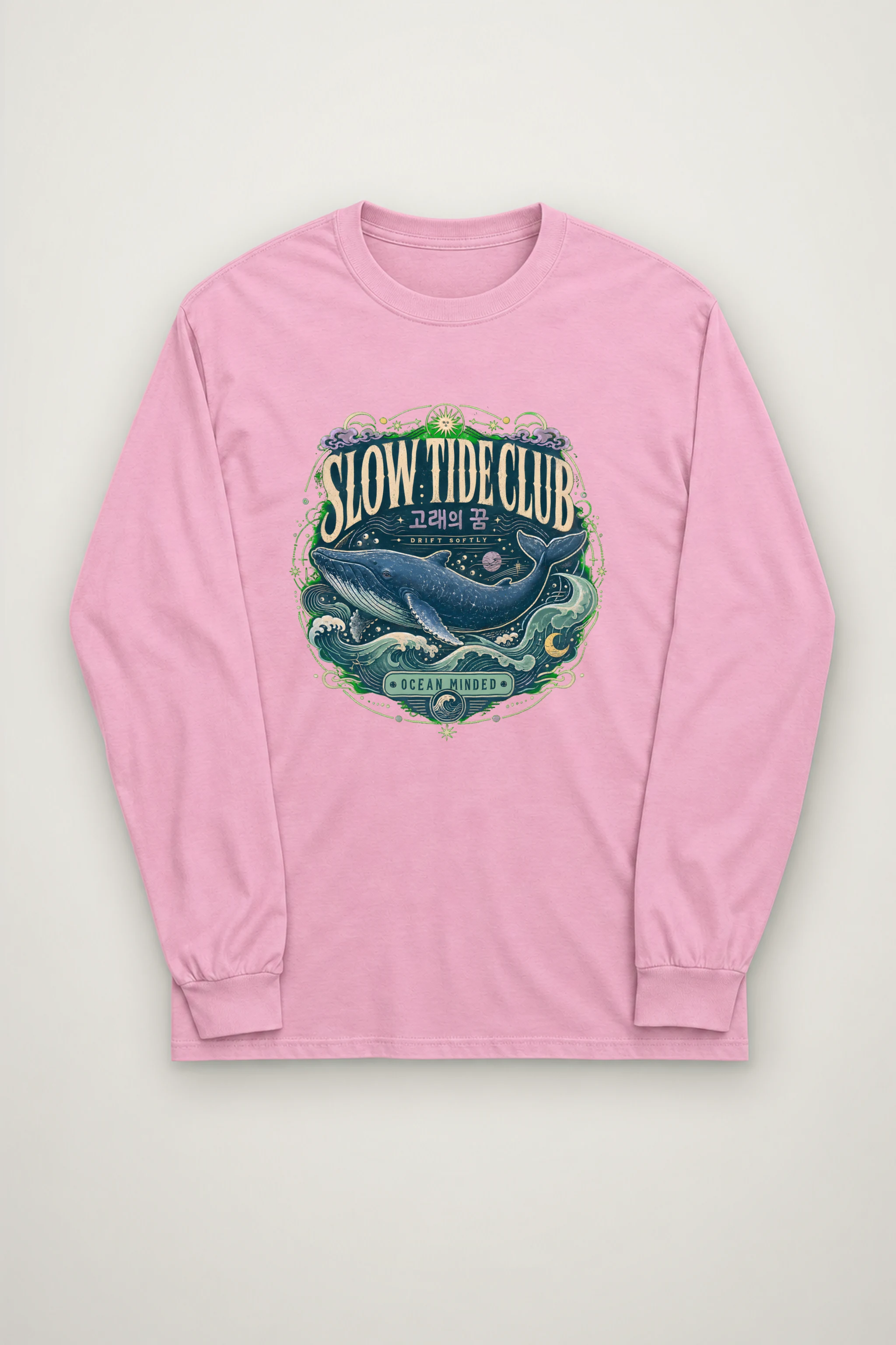 "Slow Tide Club" Unisex Longsleeve T-shirt